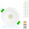 Aulaiyi Faretti LED da Incasso per Cartongesso 230V, 5W 650LM Faretto Incasso Regolabile 2700K/4000K/6000K, IP44 Faretti LED Soffitto Ultrasottili per Bagno, Foro 68-80mm, Set di 10 Bianco