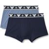 Emporio Armani Boxer Uomo, Blu, M