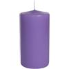 Cereria Di Giorgio - 12 Candele Cero - Diametro 5 cm Altezza 10 cm - Colore Lavanda - Durata 35 ore - Non profumate
