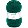 Gründl Lisa Premium Uni Filato, Acrylic, Verde Abete, 50 g