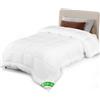 VOUNOT® Piumone Letto Singolo 135x200 cm, Piumino Caldo 300 GSM per 4 Stagioni, Trapunta Autunnale e Invernale, 100% Microfibra, Bianco