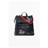 Desigual, Zaino mickey medio disney, Poliuretano, Nero, U