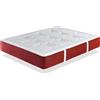 XALUCA Materasso 150x190 SPRING SUPREME, altezza 30 cm, molle insacchettate, viscoelastico. 7 zone di comfort
