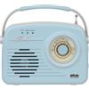 SILVA SCHNEIDER Radio 20W FM USB SD scheda di memoria blu MONO 1965 BLU