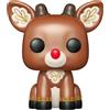 Funko FK79945 - Rudolph con il naso rosso POP! film in vinile figura Rudolph seduto 9 cm