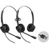 Fanvil HT301-U, cablato, ufficio/call center, 20 - 20000 Hz, 73 g, cuffie, nero