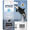 Epson Cartuccia d'inchiostro Epson T7605, ciano chiaro, Orque, 25,9 ml, Ultra Chrome HD, compatibile con SC-P600