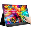 Yodoit Monitor portatile, 15,6 pollici 1920×1080P FHD con Touchsreen