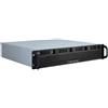 Inter-tech 88887190 4260133128613 Inter-Tech IPC 2U-2404S Supporto Nero, Argento, Server ca