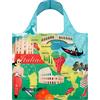 LOQI LOQI URBAN Italy Bag Tote da viaggio, 52 cm, Verde (Italy)