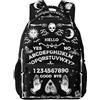 NUYFVG Ouija Board Zaino gotico gotico per la scuola borse del computer portatile Bookbag grande zaino casual per studenti ragazze ragazzi viaggi sport lavoro, Ouija Board Gothic Goth, Taglia unica