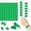 CRESTYLESTORE 200 Pezzi Braccialetti Carta per Eventi, VIP Braccialetti identificazione | 25×1.9cm Verde Bracciali Carta Impermeabili Auto-adesivi per Festival Feste Concerti Bar Discoteca Club Parchi Divertimento