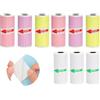 Strehknewen 9 rotoli di carta termica adesiva 57x25mm, compatibile con mini stampanti termiche tascabili e fotocamere istantanee