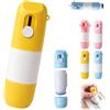Generico 2-in-1 Box Cutter & Thermal Paper Eraser, Water-Based Thermal Paper Eraser Pen with Unboxing Cutter, Thermals Papers Data Erasers Pen for Office Workers, Couriers and Craft Lovers (Yellow)