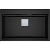 Franke Kubus 2 Pro KNG PRO 610-73 - 114.0751.850 Lavello da Incasso Fragranite Monovasca Sopratorp 79 x 51 cm finitura Fragranite Nero