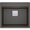 Franke Kubus 2 Pro KNG PRO 610-53 FTL - 114.0751.844 Lavello da Incasso Fragranite Monovasca Sopratorp 59 x 51 cm finitura Fragranite Grigio ardesia