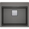 Franke Kubus 2 Pro KNG PRO 610-53 FTL - 114.0751.845 Lavello da Incasso Fragranite Monovasca Sopratorp 59 x 51 cm finitura Fragranite Stone grey