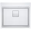 Franke Kubus 2 Pro KNG PRO 610-53 FTL - 114.0751.846 Lavello da Incasso Fragranite Monovasca Sopratorp 59 x 51 cm finitura Fragranite Bianco