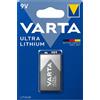 Varta Ultra Lithium batteria 9V blocco 1 pezzo,