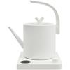 Madelynn Bollitore elettrico a collo di cigno in acciaio inox 1000 W, 1 l Gooseneck Kettle 40 - 100 °C, con regolazione dell'ora e funzione di memorizzazione, cottura rapida, per caffè e tè