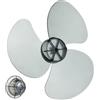 Generico Pala Ventilatore Ricambio 3 Pale Plastica per Ventole da Tavolo e Piantana | Accessorio di Sostituzione in Plastica Resistente, Facile da Pulire, Superficie Liscia, Non Si Deforma Facilmente