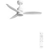 CREATE / WINDSTYLANCE S/Ventilatore da soffitto ABS con luce bianco con telecomando / 40W, Silenzioso, Ø112 cm, 6 velocità, temporizzatore, estate-inverno, doppia altezza, motore DC