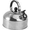 ULTECHNOVO Bollitore Da Fornello in Acciaio Inox 2l a Fondo Piatto Con Fischio, Compatibile Con Piani Cottura a Induzione e a Gas, Bollitore Per Acqua Domestico Con Manico Ergonomico Per Cucina