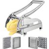 MAGIC SELECT Tagliapatate. Taglia Patate Professionale. Macchina per Fare le Patatine Fritte con 2 Lame, 7mm e 10mm. Acciaio Inossidabile con Base Antiscivolo.