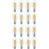 ZYUJIA E14 Lampadine a LED Dimmerabili a Candela, C35 Candelabri a Vite Piccola Lampadine a LED Lampada a Filamento Bianco Caldo 2700K 4W(Equivalente a 40W) 16 Confezioni