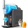 LEEVOT Macchina per granite e gelato soft LEEVOT, macchina per bevande surgelate, 6 programmi preimpostati, blocco bambini, funzione autopulente, ideale per granite margarita domestica 220V 50Hz