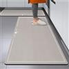 Hixingo Tappeto Cucina in Diatomite, Passatoia Antiscivolo Lavabile Tappeti da Cucina, Tappeto da Bagno Tappetino per Doccia, Stile Moderno (Cigno-Grigio,50x200cm)
