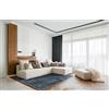 TESSO LIVING Kelim Patchwork Tappeto Soggiorno Carboncino 155 X 225 cm, Tappeto Salotto Moderno a Pelo Corto, Super Morbido