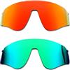 SOODASE Per Oakley Sutro Lite Sweep Occhiali Da Sole Rosso/Verde 2 Pari Polarizzate Lenti di Ricambio