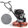 VEVOR Frattazzatrice per Calcestruzzo 610 mm con Disco Flottante, Lisciatrice a Benzina 5,5 HP, 4 Pale, Inclinazione Regolabile, Elicottero per Finitura di Pavimenti in Calcestruzzo, Ponti e Cantieri