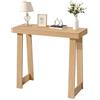 VEVOR Tavolo d'Ingresso Dietro il Divano 91,5 x 30,5 x 81 cm, Tavolino Laterale Rettangolare in Pannello Multistrato per Corridoio, Camera da Letto, Moderno Tavolo da Corridoio Legno Naturale