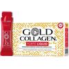 Minerva Research Labs Gold Collagen Forte Liquid 10 Sticks Da 25 Ml Gusto Pesca Mela E Arancia Con Edulcorante