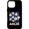 Cute Fun Italian Italy Summer Lover Vibe Custodia per iPhone 16 Pro Max La Vita Aglio Aglio Vita Retro Vintage Cibo Italiano