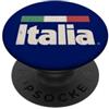 Retro Italia Vintage Italy Retro Italia Bandiera Italia Italia Blu PopSockets PopGrip Adesivo