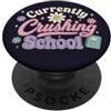 Back To School Outfits Attualmente Crushing Scuola Retro Studente Arte Motivazionale PopSockets PopGrip Adesivo
