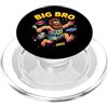 Big Brother Family Siblings Sarcastic Gr Divertente design antico dell'età delle caverne Big Bro per uomini e ragazzi PopSockets PopGrip per MagSafe