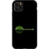 Music Musician Band Lover Peace Vibes Hi Custodia per iPhone 11 Pro Max Banjo Lago Ombra Amore Riflessione Silhouette Bluegrass Folk