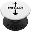 Two-Seater Due posti PopSockets PopGrip Adesivo