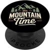 PeeKay Apparel - Outdoor Tempo di montagna Escursionismo Campeggio PopSockets PopGrip Adesivo