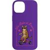 Dawn Rider Cats Custodia per iPhone 14 Tabby Cat Riding Triciclo Occhiali da sole We Ride Dawn