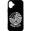 Brittany Celtic Culture Custodia per iPhone 16 Plus Breizh Bretagna Celtic Triskele Flag Pride