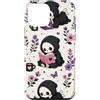 Bookish Bookworm Book Lover for Readers Custodia per iPhone 12 mini Tristo Reaper Libro Worm Sveglio Scheletro Libri Lettura