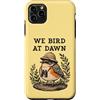 Birding Adventures Co. Custodia per iPhone 11 Pro Max Noi Uccelli All'alba Birder Wildlife Observer American Robin