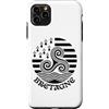 Brittany Celtic Culture Custodia per iPhone 11 Pro Max Bandiera celtica della Bretagna Triskele Bretone