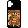 Cancer Queen Astrology Melanin Black Wom Custodia per iPhone 16 Plus Cancro Regina Zodiaco Afro Style Benedetta Classe Elegante