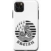 Brittany Celtic Culture Custodia per iPhone 11 Pro Max Breizh Bretagna Triskel Breton Heritage Design